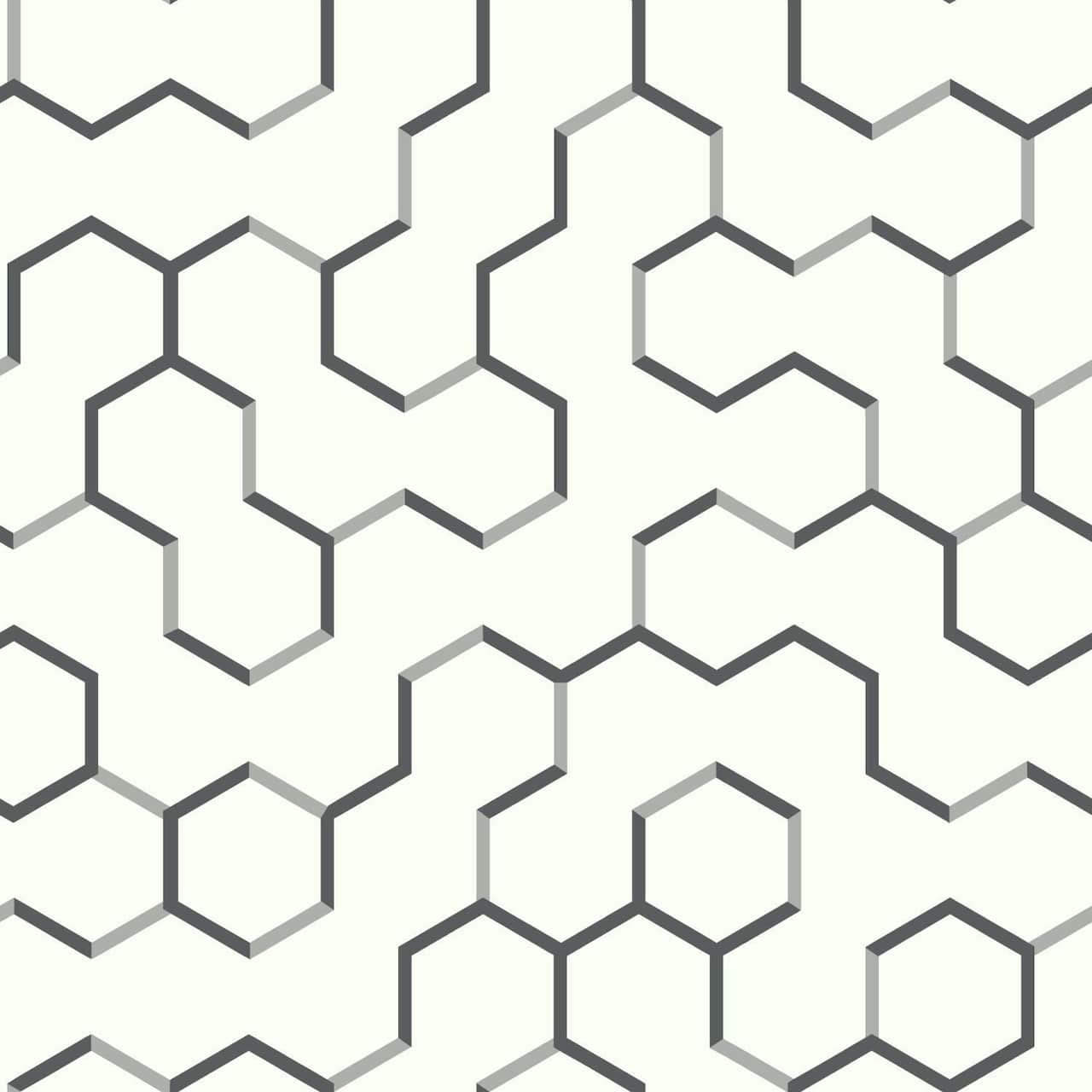 RoomMates Open Geometric Peel & Stick Wallpaper